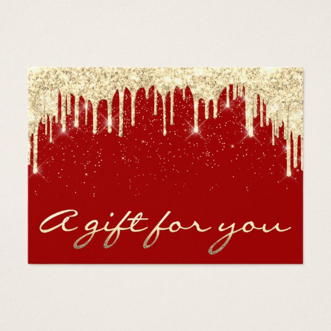 Bela de Natal Cabelo de Salão Dourado Confetti Ver (Frente)