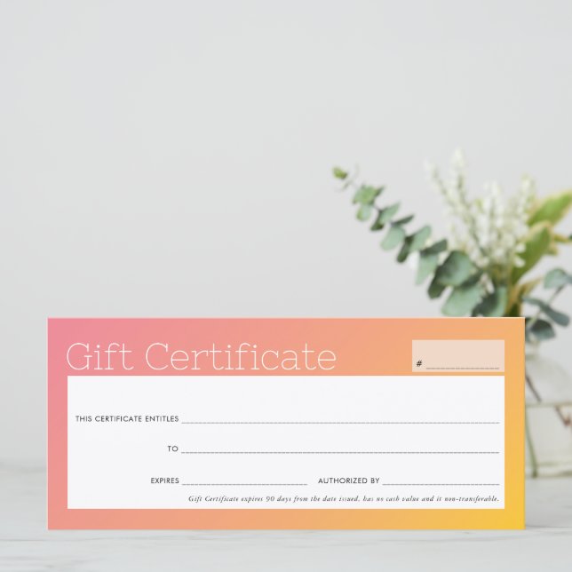 Bela de negócios do ELEGANT salon amarelo pink omb (Em pé/Frente)