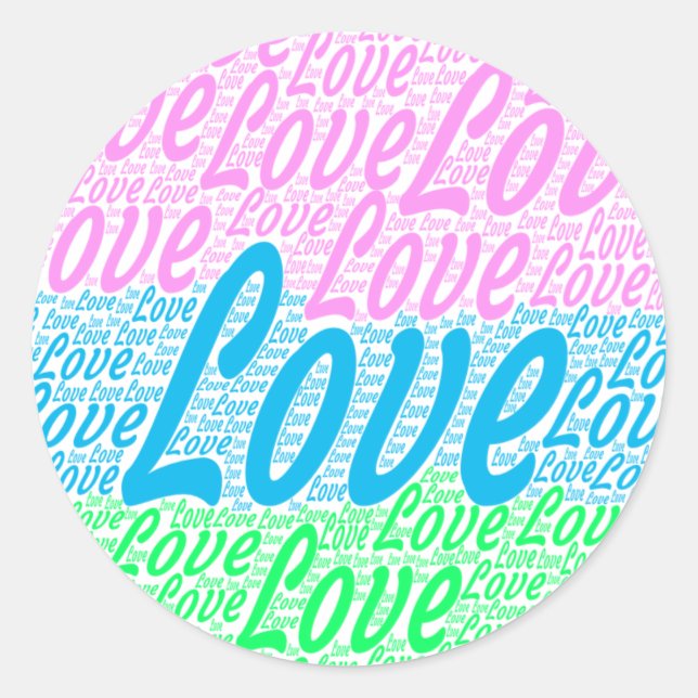 Bela etiqueta redonda (Frente)