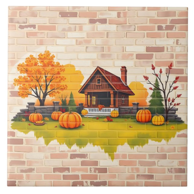 Bela Feliz Queda de Ação de Graças (Frente)