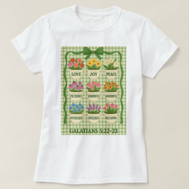 Bela Fruta da Camisa das Copas do Espírito (Frente do Design)