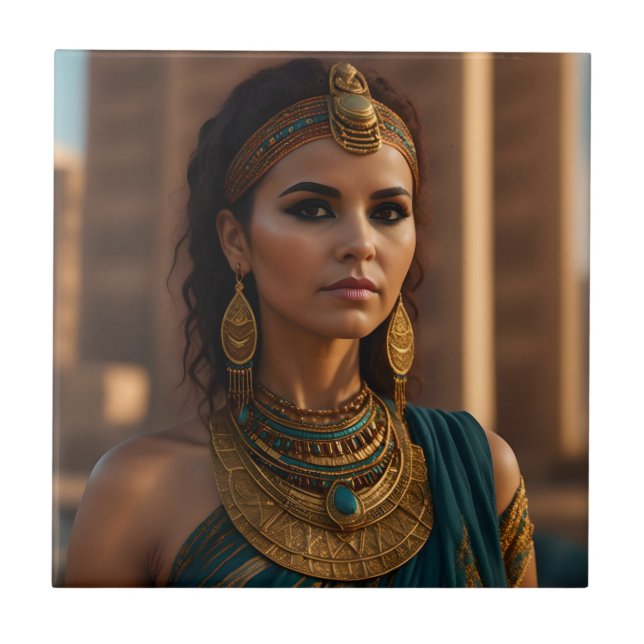 Bela imagem de mulher egípcia (Frente)