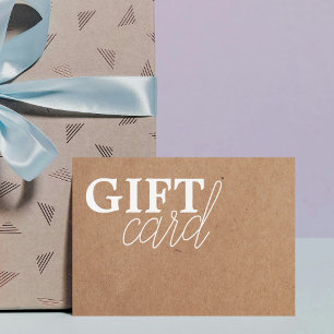 Bela Kraft Impressa Simples Moderna