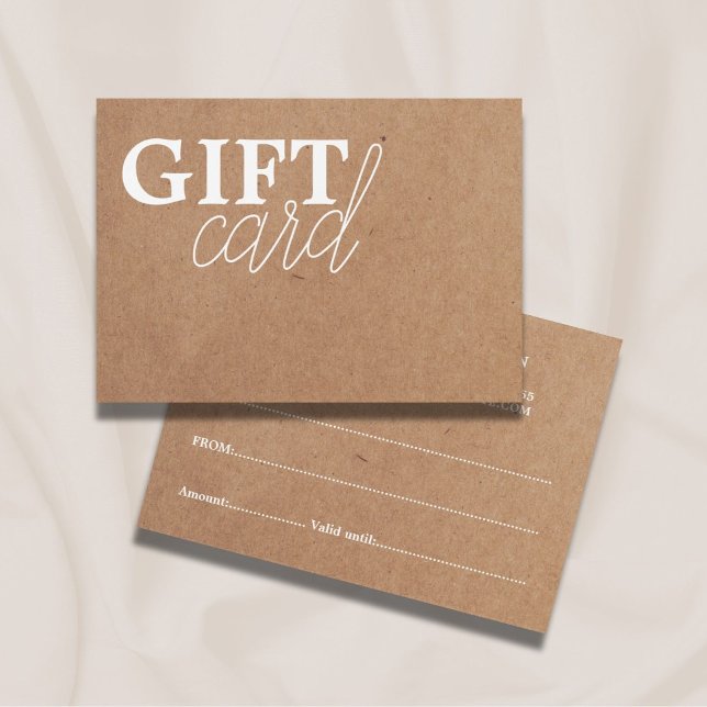 Bela Kraft Impressa Simples Moderna (Criador carregado)