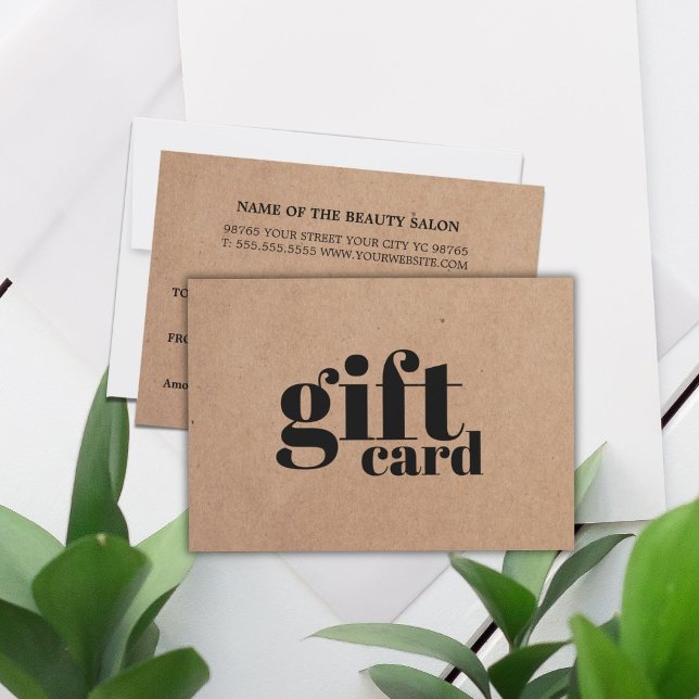 Bela Kraft Impressa Simples Moderna (Criador carregado)