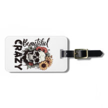 Bela, mas louca, etiqueta de bagagem