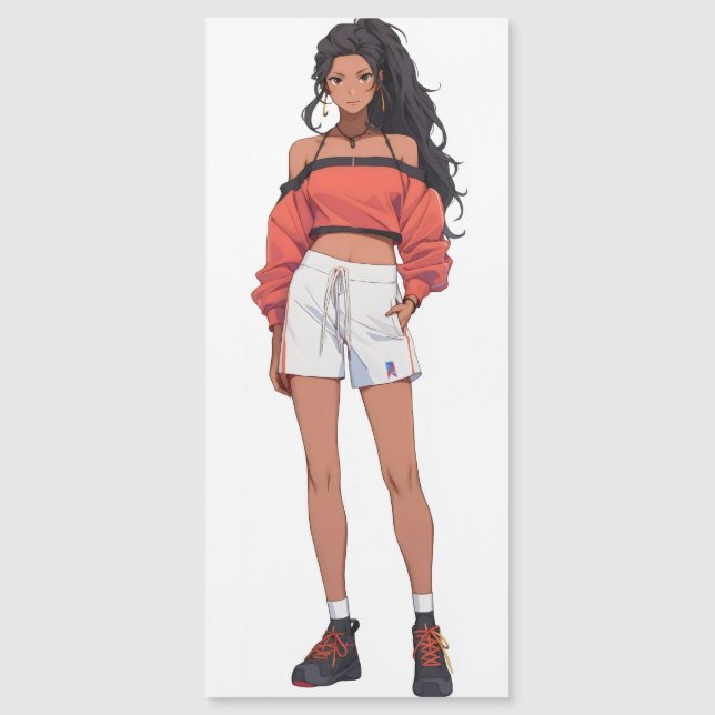 Bela Menina Esporte Anime (Frente)