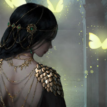 Bela Mysterius Girl Acrylic Wall Art