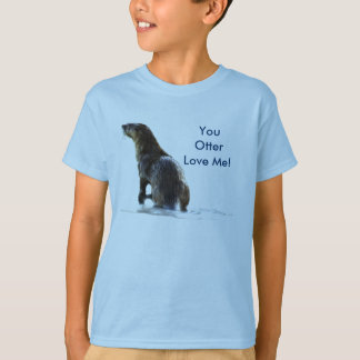 Bela OTTER Adora Crianças Camisas e Camisetas