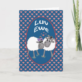 Bela Ovelha, Luv Ewe Cartão Romântico