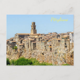 Bela paisagem de Pitigliano, cartão postal da Tosc