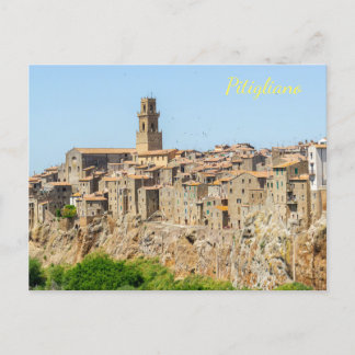 Bela paisagem de Pitigliano, cartão postal da Tosc