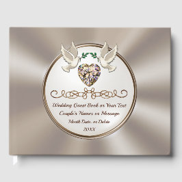 Bela, Personalizada Livro de Convidados de Casamen