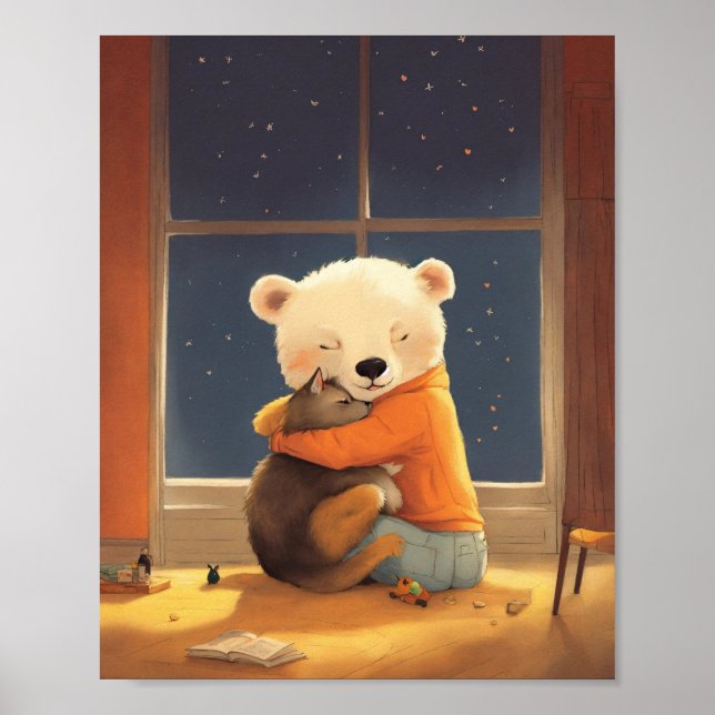 Bela poster sobre amizade... (Frente)