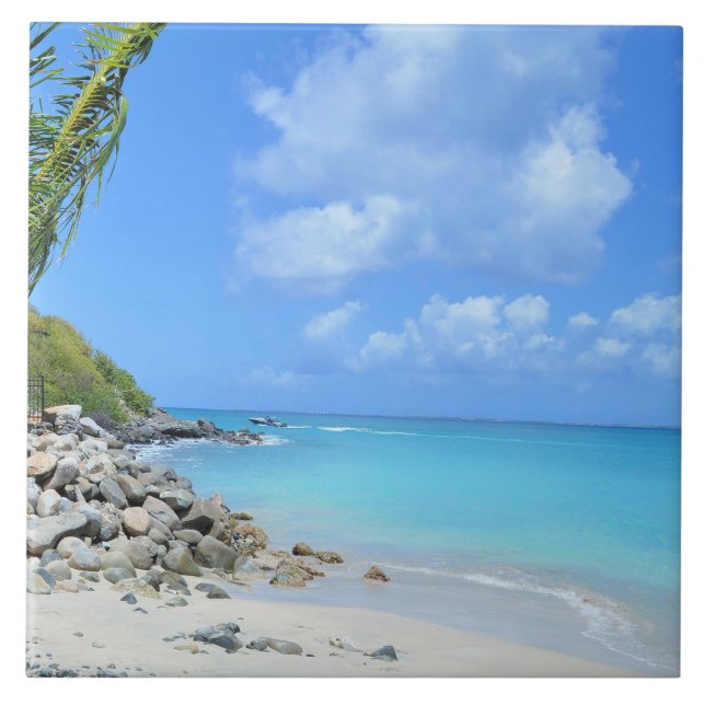 Bela Praia Tropical Turquesa (Frente)