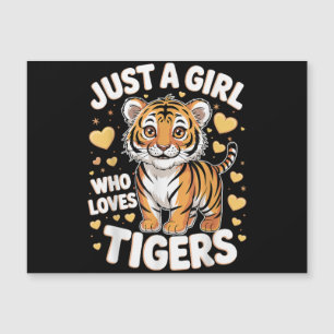 Bela Tigre Animal Só Uma Garota Que Ama Tigres