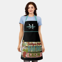 Bela Tripulação de Natal Monograma Apron