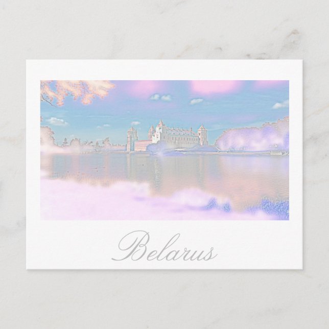 Belarus Castelo Mir Arquitetura Cartão Postal (Frente)