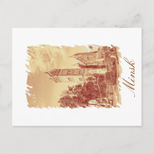 Belarus Minsk Cidade Arquitetura Cartão Postal