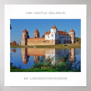 Belarus Mir Castle Architecture Nature Poster