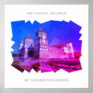 Belarus Mir Castle Architecture Nature Poster