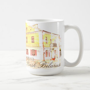 Belarus Pinsk Arquitetura Caneca de Café
