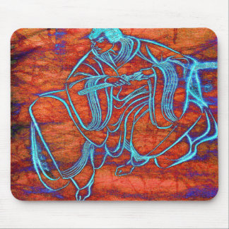 Belas artes japonesas Mousepad do Swordsman do