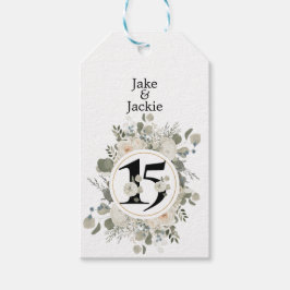 Belas Etiquetas de Presente Personalizadas para 15