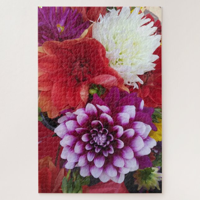 Belas Flores Enorme Quebra-Cabeça (Vertical)