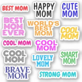 Belas Palavras para Mãe Legal | Adesivos Lindos