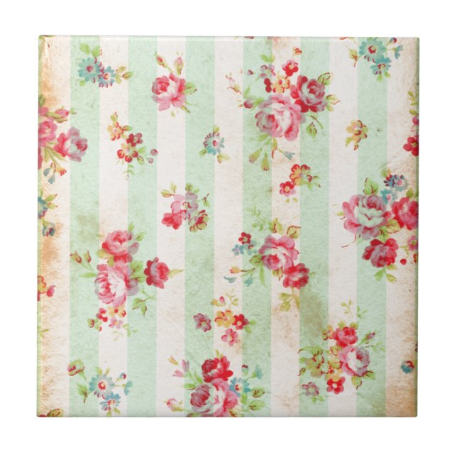 Belas rosas de vinheta e outras flores (Frente)