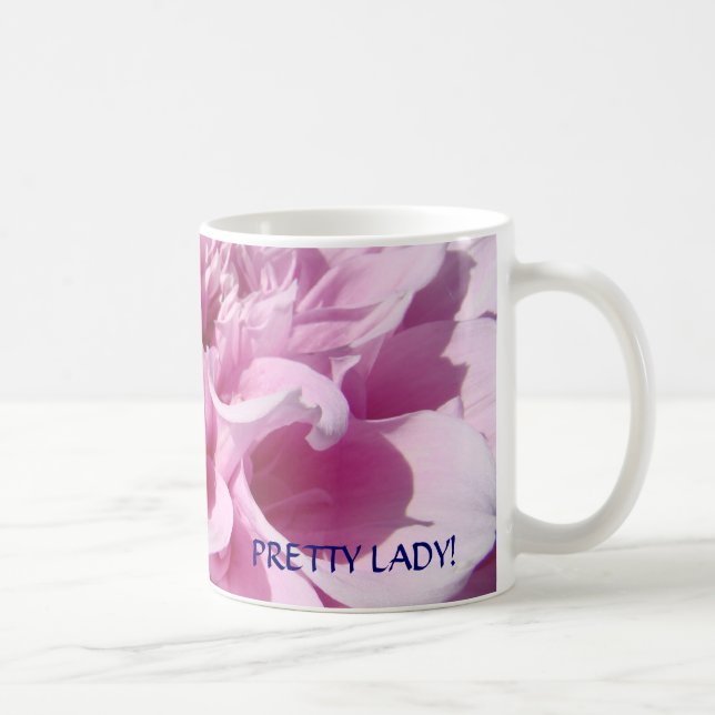 BELDA DONA! Caneca de Café Rosa Dahlia (Direita)