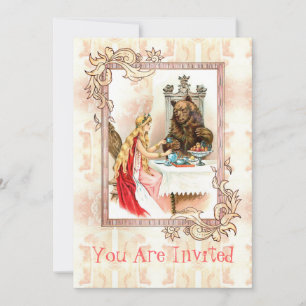 Beleza A Rosa E Convite À Besta