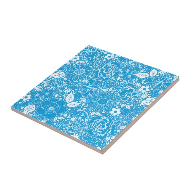 Beleza Botânica Azul Claro (Lateral)