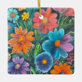 Beleza Botânica: Design de Ornamento Floral Artíst