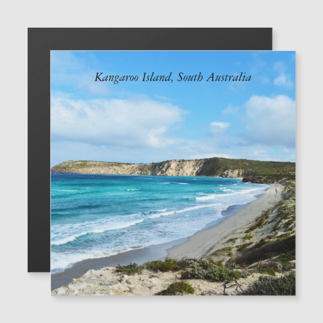 "Beleza Capturada: Ilha Kangaroo da Costa Icônica (Frente/Verso)