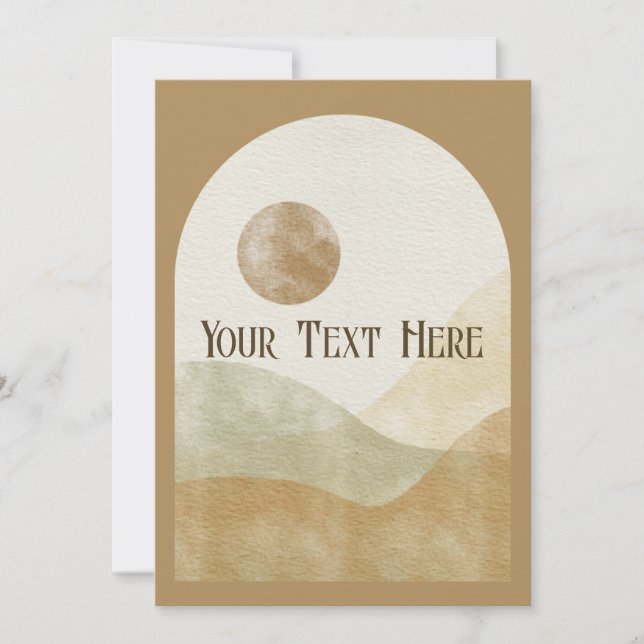 Beleza Celta | Convite Para Casamento (Frente)