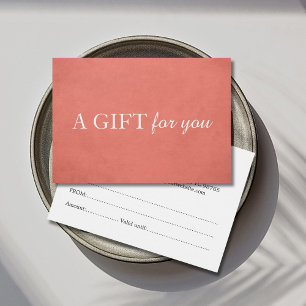 Beleza cor-de-rosa GiftCertificate da textura