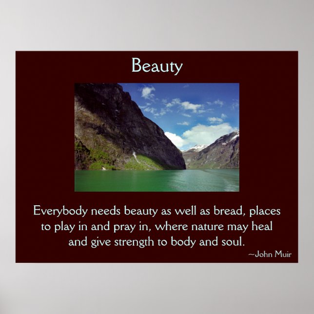 Beleza da Nature Poster (Frente)