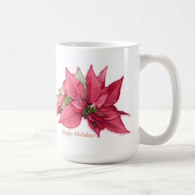 Beleza de incandescência caneca de café branco (Direita)