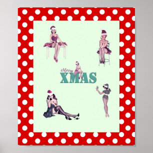 Beleza de Natal, impressão de arte do XMAS