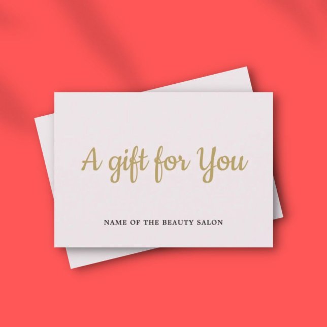 Beleza Dourada Simples Elegante Pale Rosa Faux (Criador carregado)