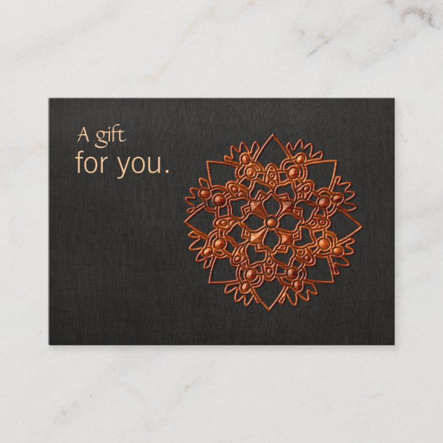 Beleza e Bem-Estar Natural Certificado Lotus Gift (Frente)