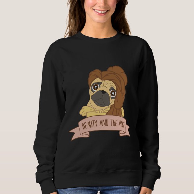 Beleza e Cachorro Adora Camisa Clássica 251 (Frente)