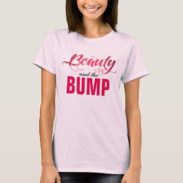 Beleza e Camiseta de Maternidade Bump