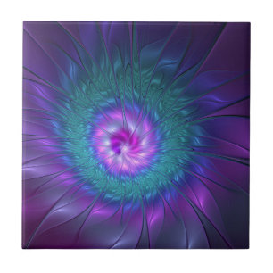 Beleza Floral Abstrata Arte Fractal Colorida Flor