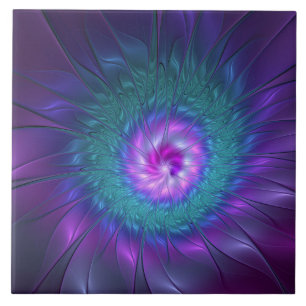 Beleza Floral Abstrata Arte Fractal Colorida Flor