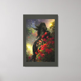 Beleza Negra Cavalo Frísia - Canvas