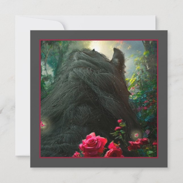 Beleza Negra Cavalo Frísia - Cartão Saudável (Frente)