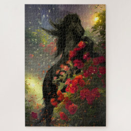 Beleza Negra Cavalo Frísia - Quebra-cabeça